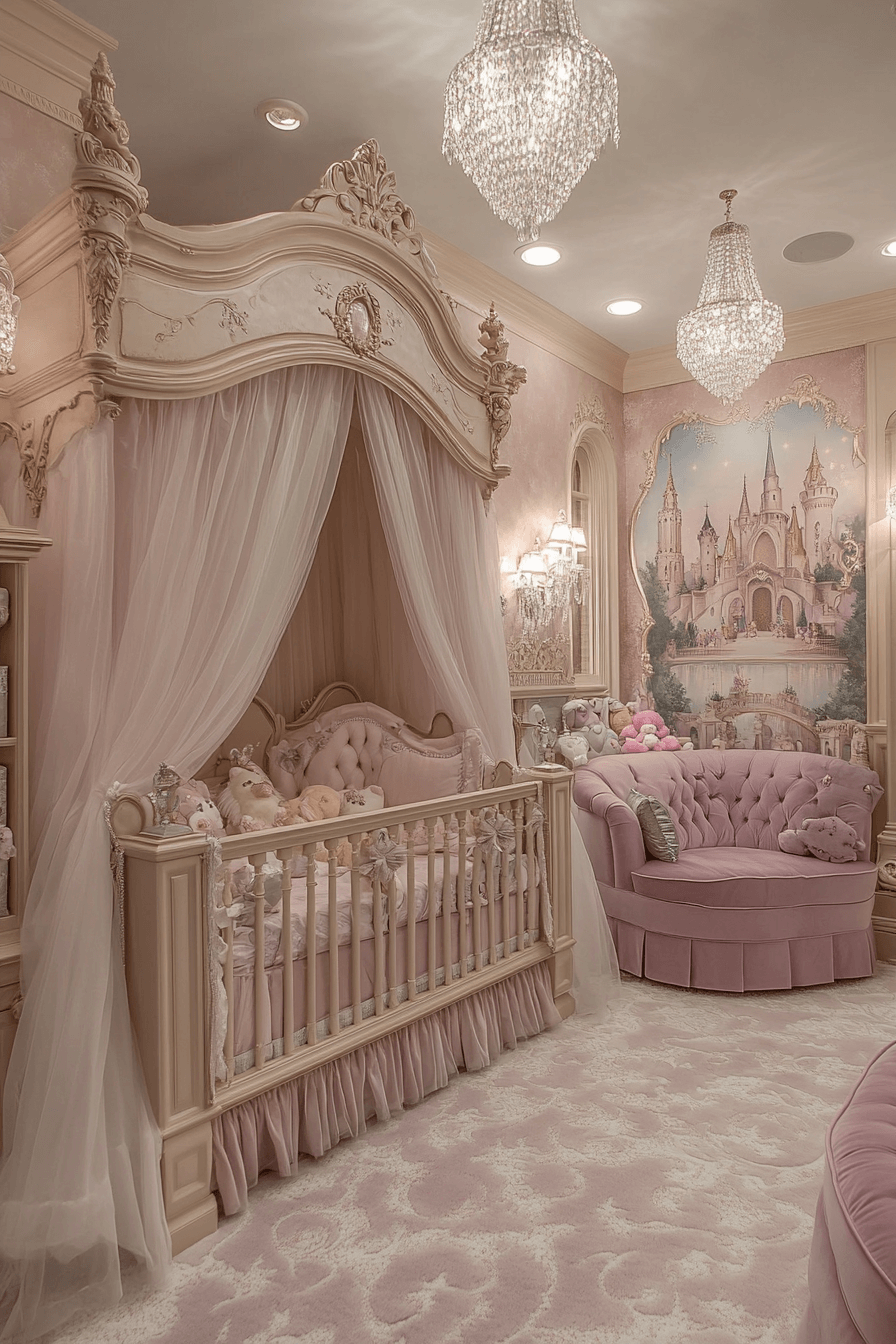 17+ Nursery Room Ideas for a Girl That Grow Gracefully With Her 1 Magical Fairyland For Girls