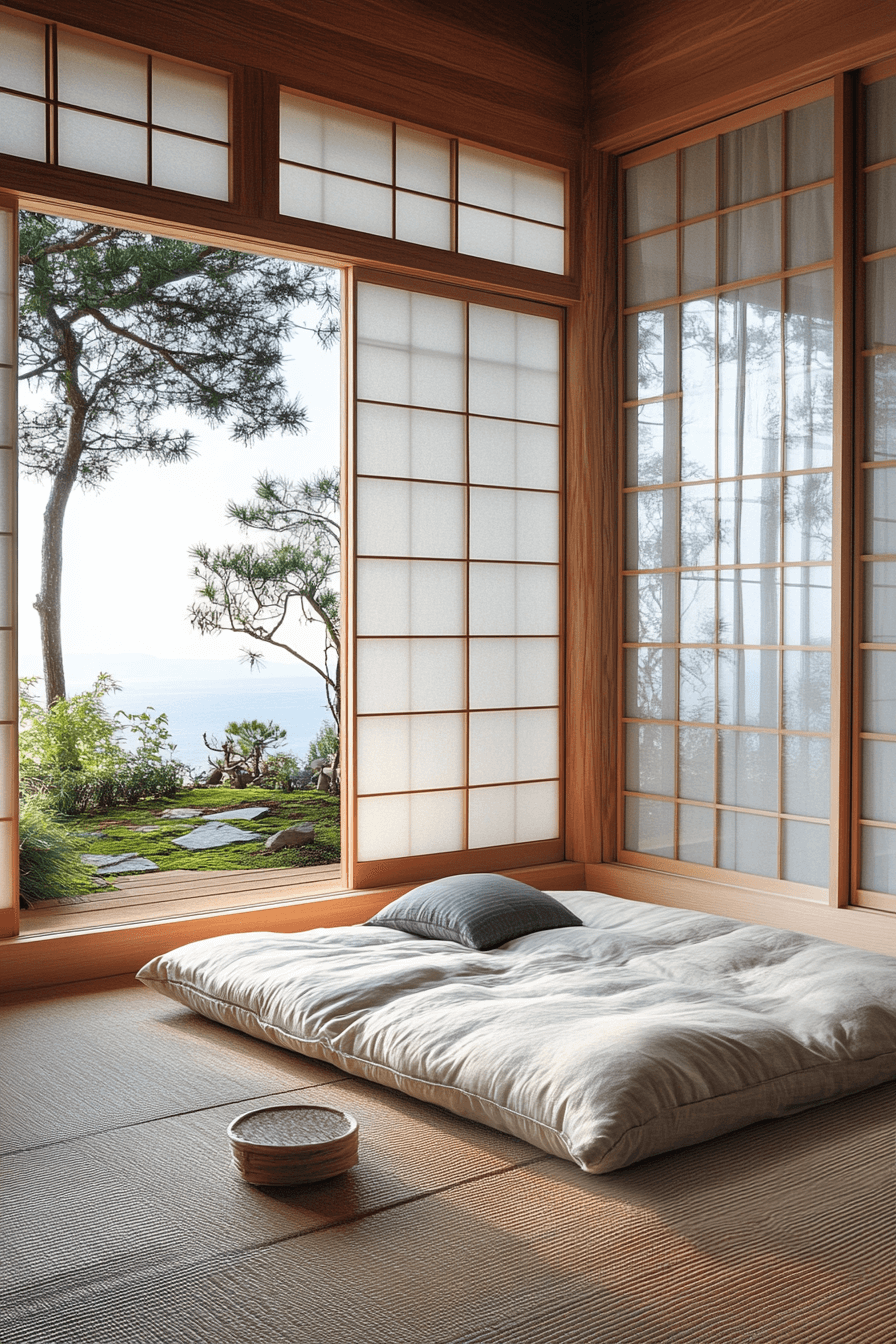 17+ Zen Bedroom Designs for a Restful and Restorative Escape 1 Minimal Zen Retreat