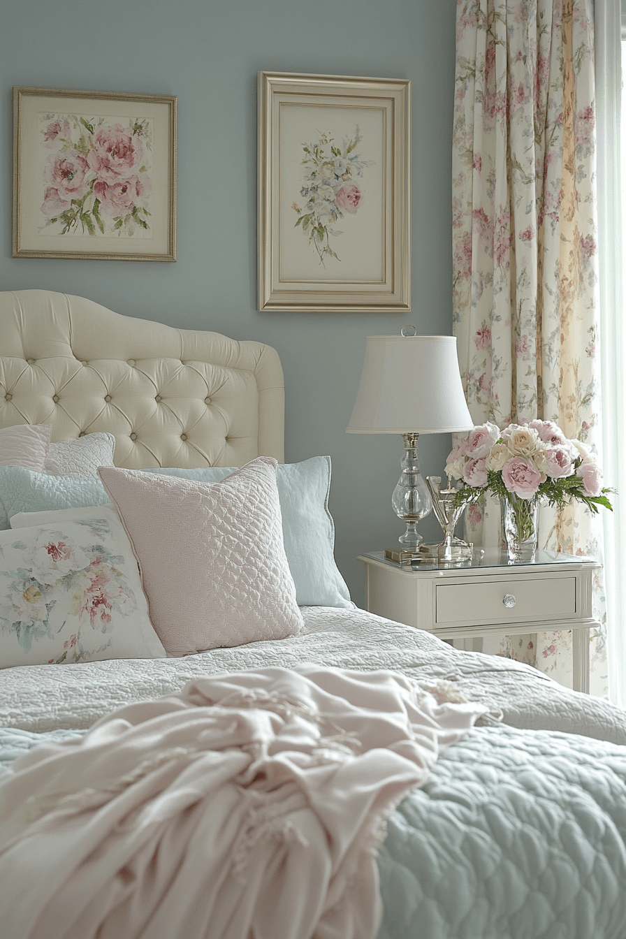 16+ Feminine Bedroom Inspiration for Creating a Calming Oasis 1 Pastel Serenity Haven