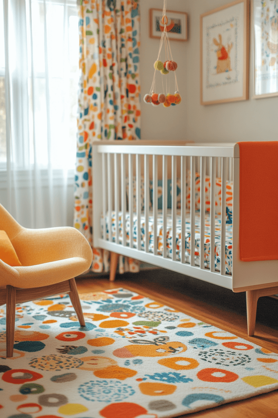 19+ Vintage Modern Nursery Ideas to Create a Unique and Memorable Space 1 Retro Playtime Haven