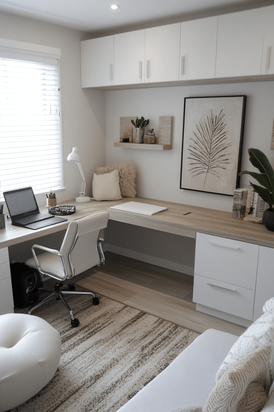 16+ Guest Room Office Combo Hacks for Multipurpose Living 1 Sleek Modern Guest Room Office Combo