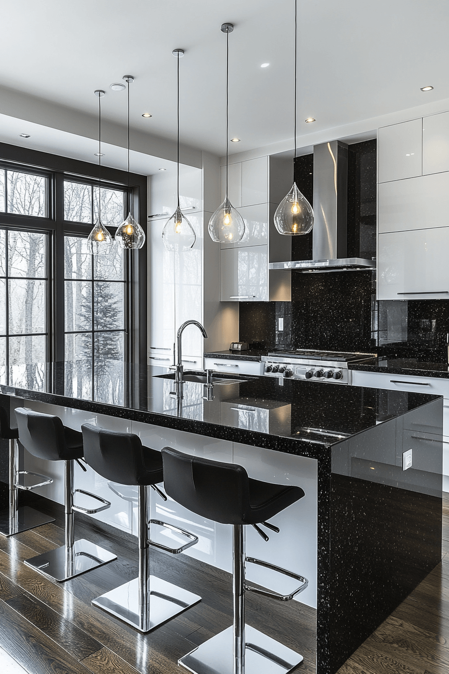 24+ Black and White Modern Kitchen Ideas That Spark Everyday Inspiration 1 Timeless Black And White Kitchen Sophistication