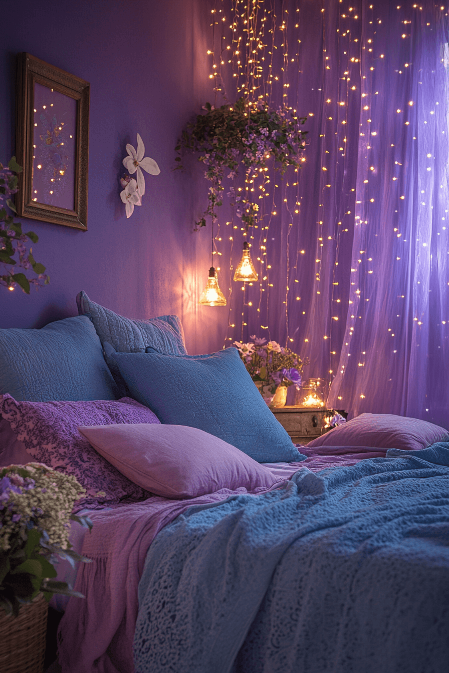 25+ Romantic Bedroom Ideas for a Budget-Friendly Romantic Makeover 1 Twilight Romance Haven