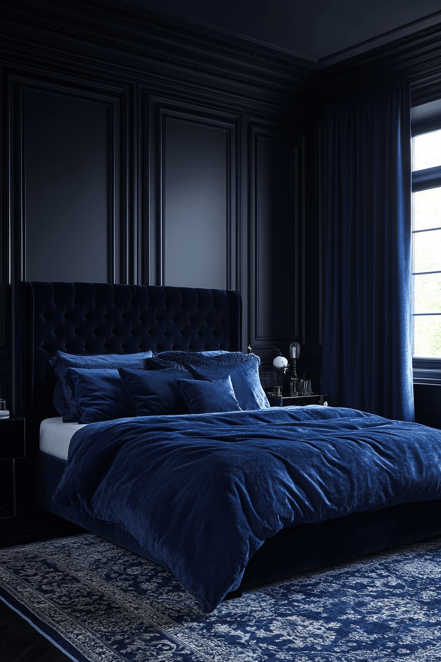 22+ Dark Feminine Bedroom Ideas for a Modern and Alluring Makeover 1 Velvet Dreams