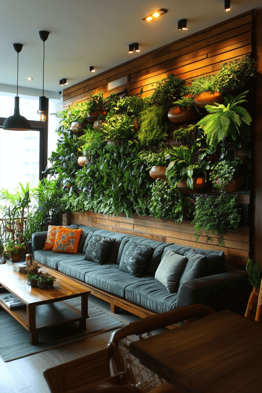 15+ Indoor Gardening Ideas for Turning Apartments Into Green Sanctuaries 1 Vertical Green Walls