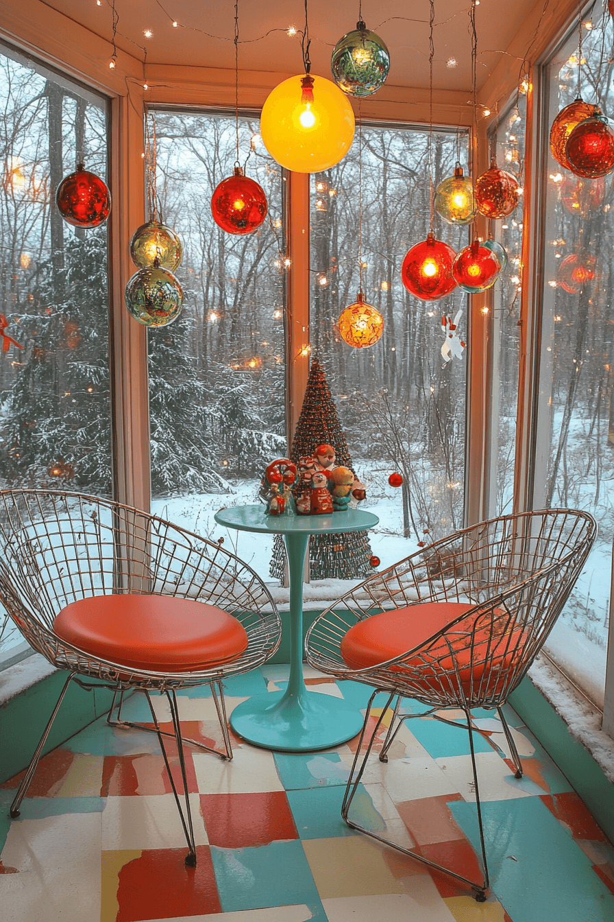 17+ Vintage Christmas Decor Ideas That Bring Nostalgic Charm Home 10 Bright Holiday Sunroom