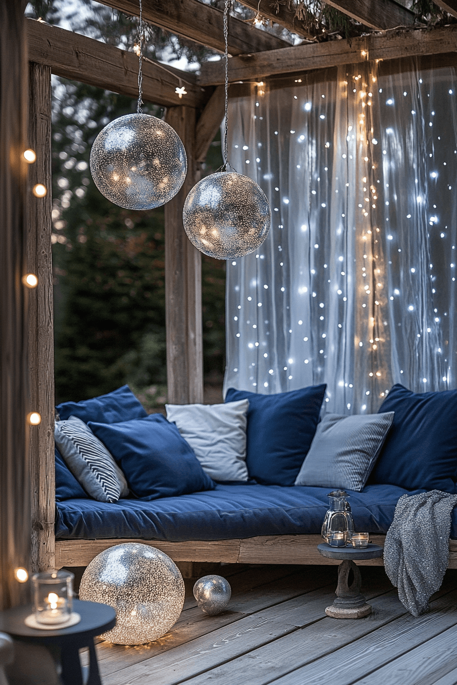 16+ Halloween Decor Front Porch Looks That Mix Fun and Fright 10 Celestial Moonlit Porch