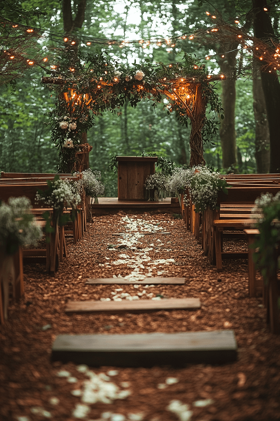 28+ Boho Wedding Designs That Balance Rustic and Chic 10 Enchanted Woodland