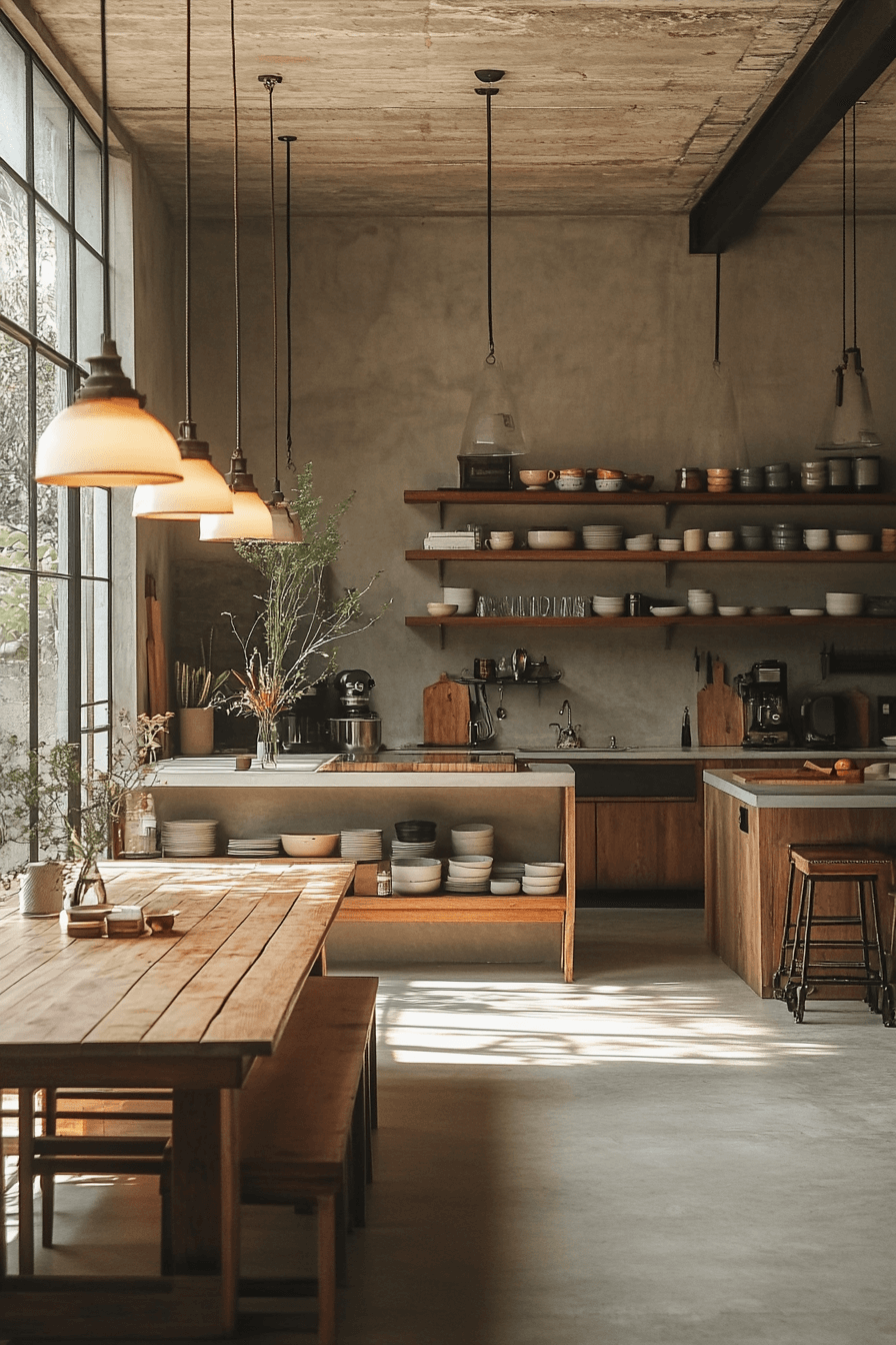 17+ Industrial Farmhouse Kitchen Designs That Bring Comfort and Edge Together 10 High Volume Industrial Kitchen