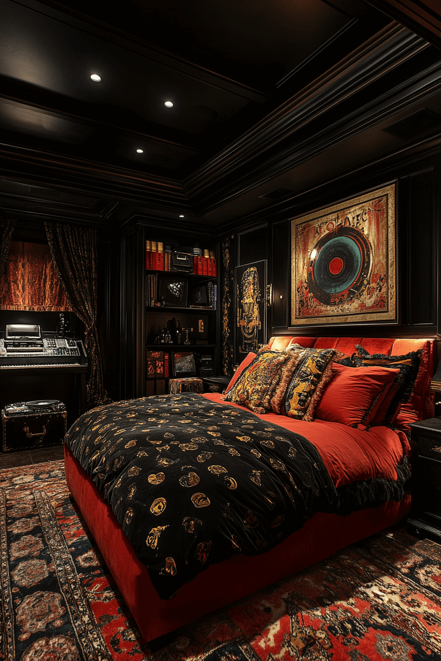 17+ Street Style Bedroom Designs for a Space Full of Character 10 Hip Hop Vibe Bedroom