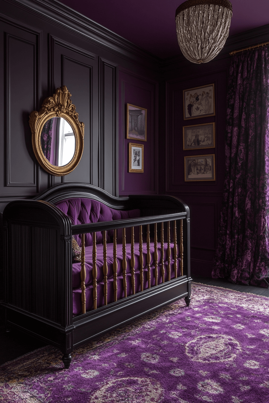 17+ Nursery Room Ideas for a Girl That Grow Gracefully With Her 10 Jewel Toned Elegance