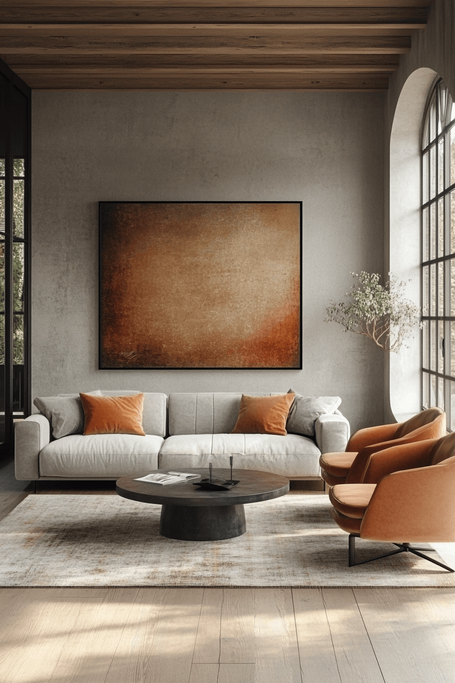 15+ Transitional Living Room Looks That Create a Chic and Relaxing Escape 10 Minimalist Fusion Magic