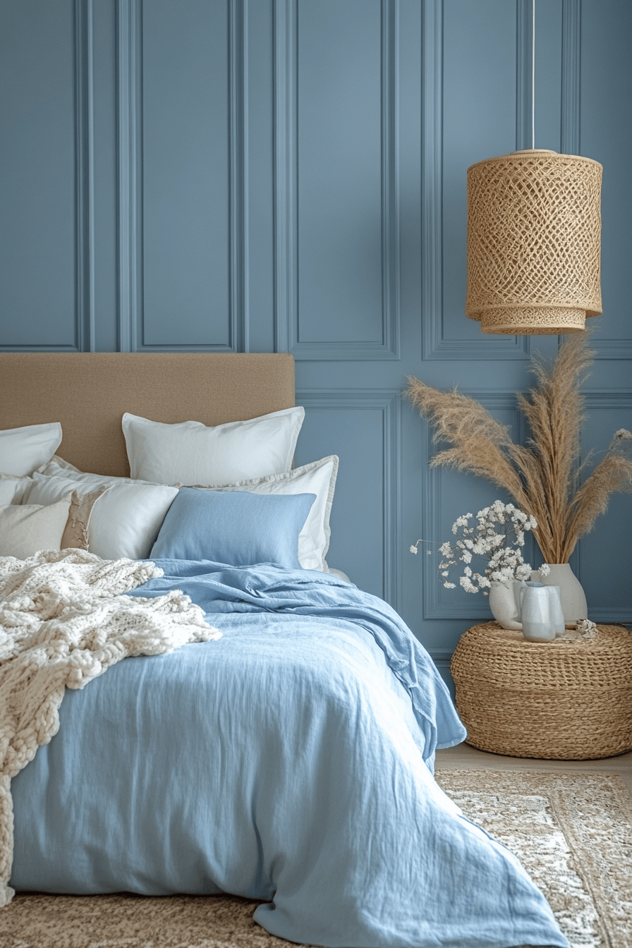 23+ Blue Boho Girls Bedroom Inspiration for a Dreamy Retreat 10 Powder Blue Peace