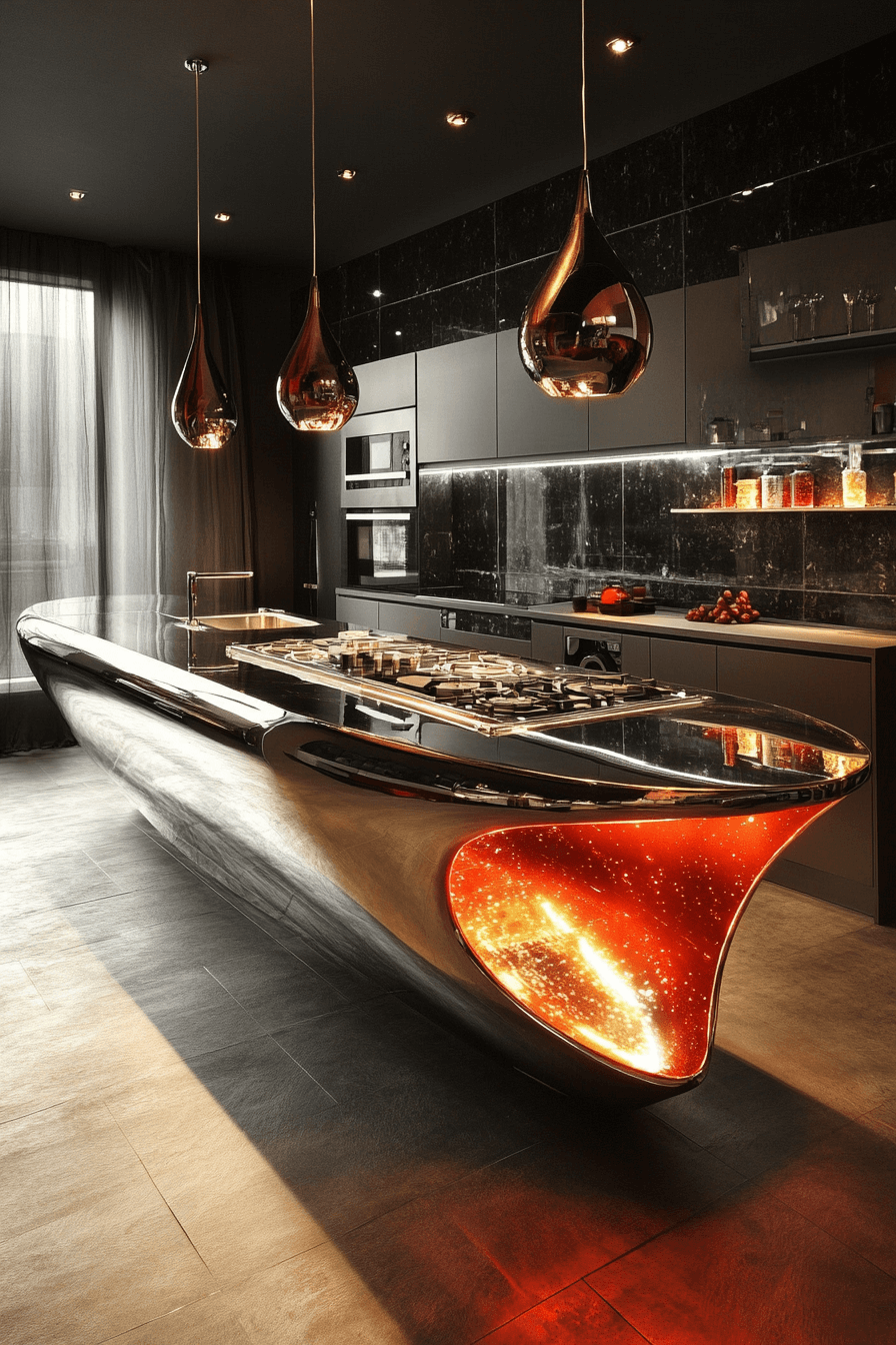 19+ Mid Century Modern Kitchen Ideas That Blend Retro and Timeless Style 10 Space Age Kitchen