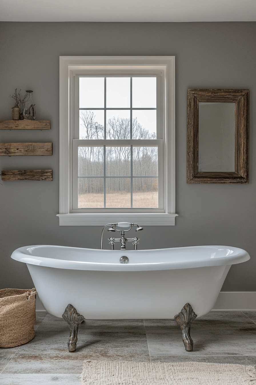 18+ Vintage Modern Bathroom Designs That Capture Classic Elegance With Modern Flair 10 Vintage Minimalist Haven