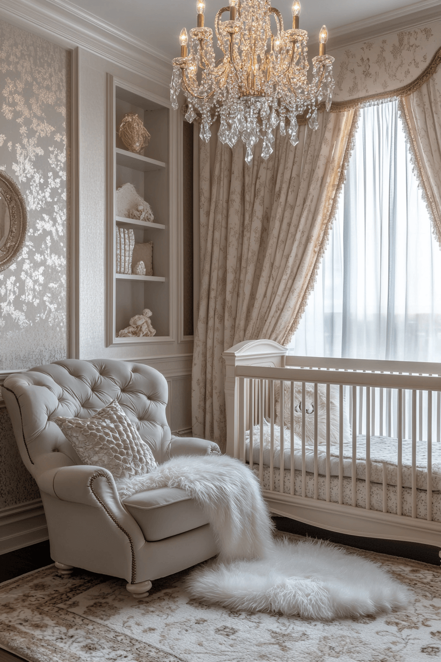 18+ Vintage Inspired Nursery Looks to Create a Dreamy Baby Haven 11 Gatsby Inspired Baby Room