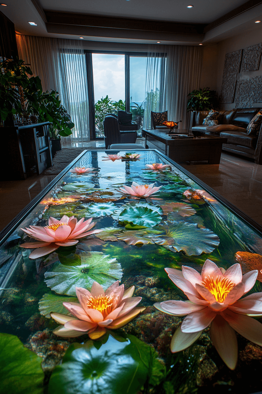 15+ Indoor Gardening Ideas for Turning Apartments Into Green Sanctuaries 11 Indoor Aquatic Gardens