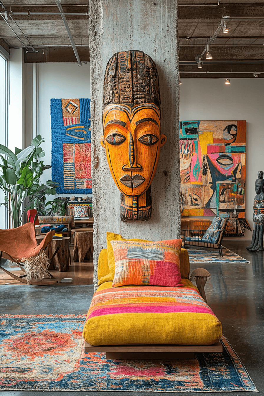 23+ Afrohemian Decor Ideas That Celebrate Culture and Creativity 11 Inspired Workspace