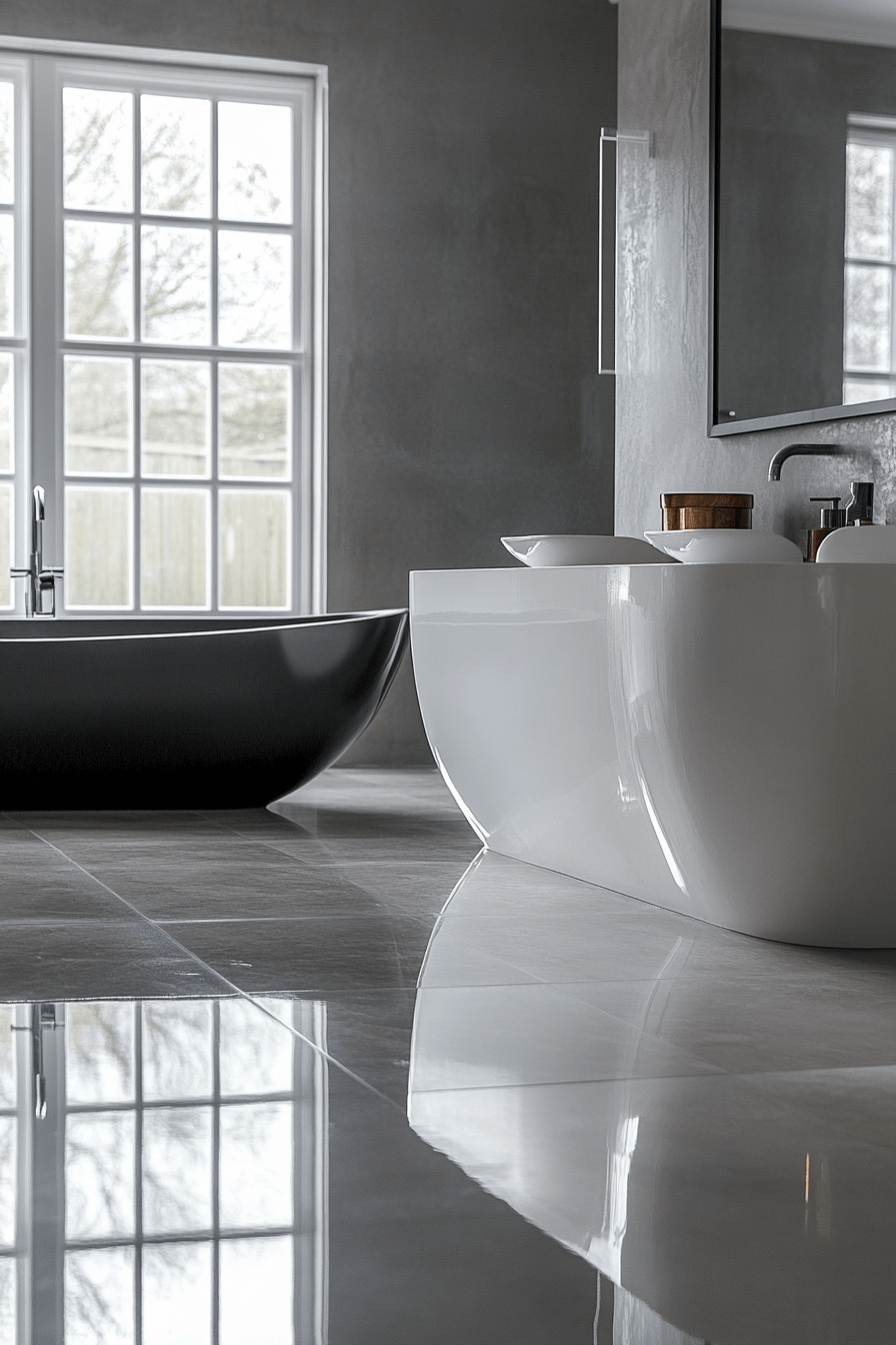 16+ Bathroom Tile Design Ideas That Add Style and Personality Instantly 11 Matte Finish Simplicity