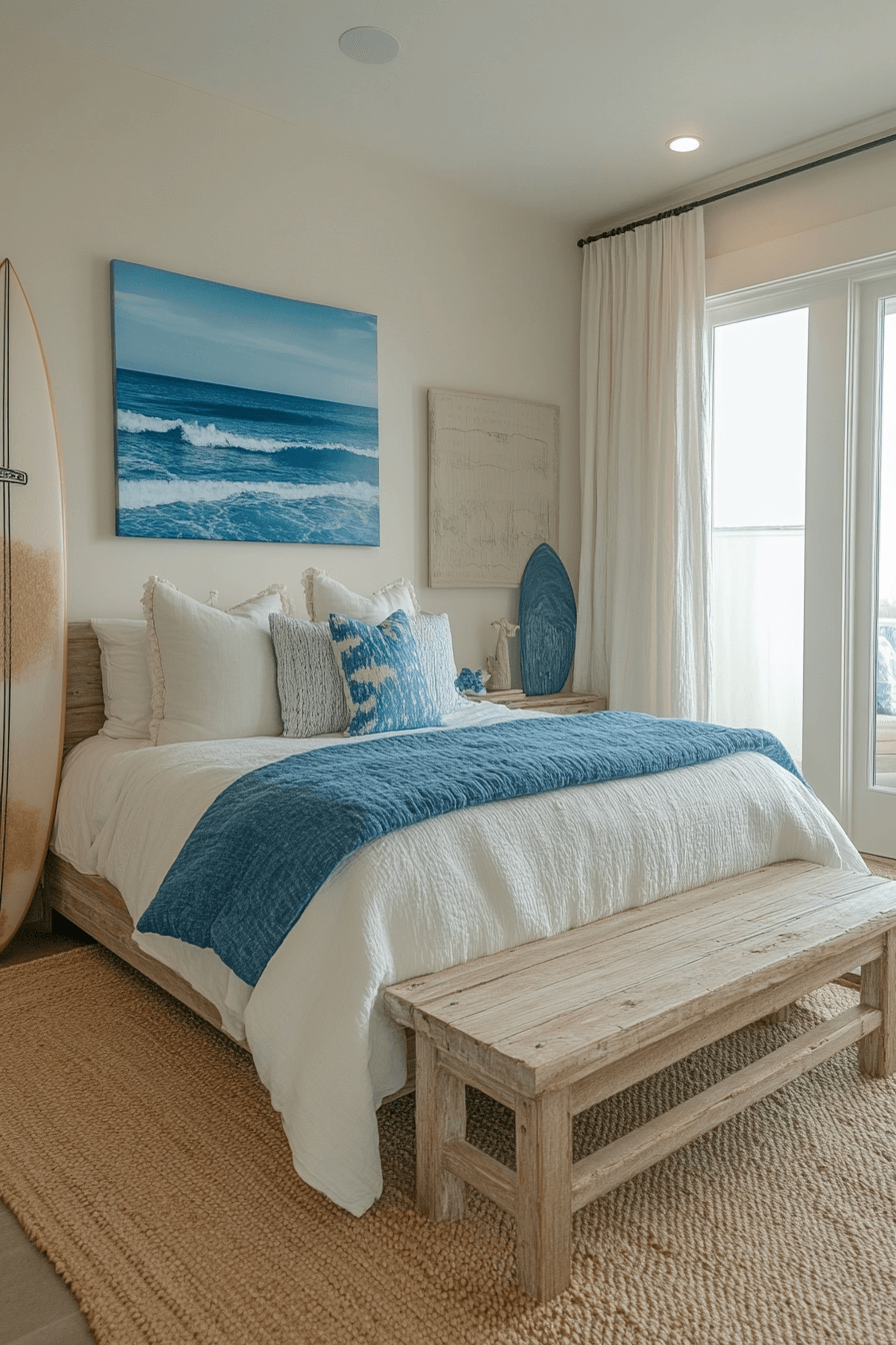 21+ Summer Bedroom Decor Ideas That Bring Freshness and Light Inside 11 Ocean Dreams