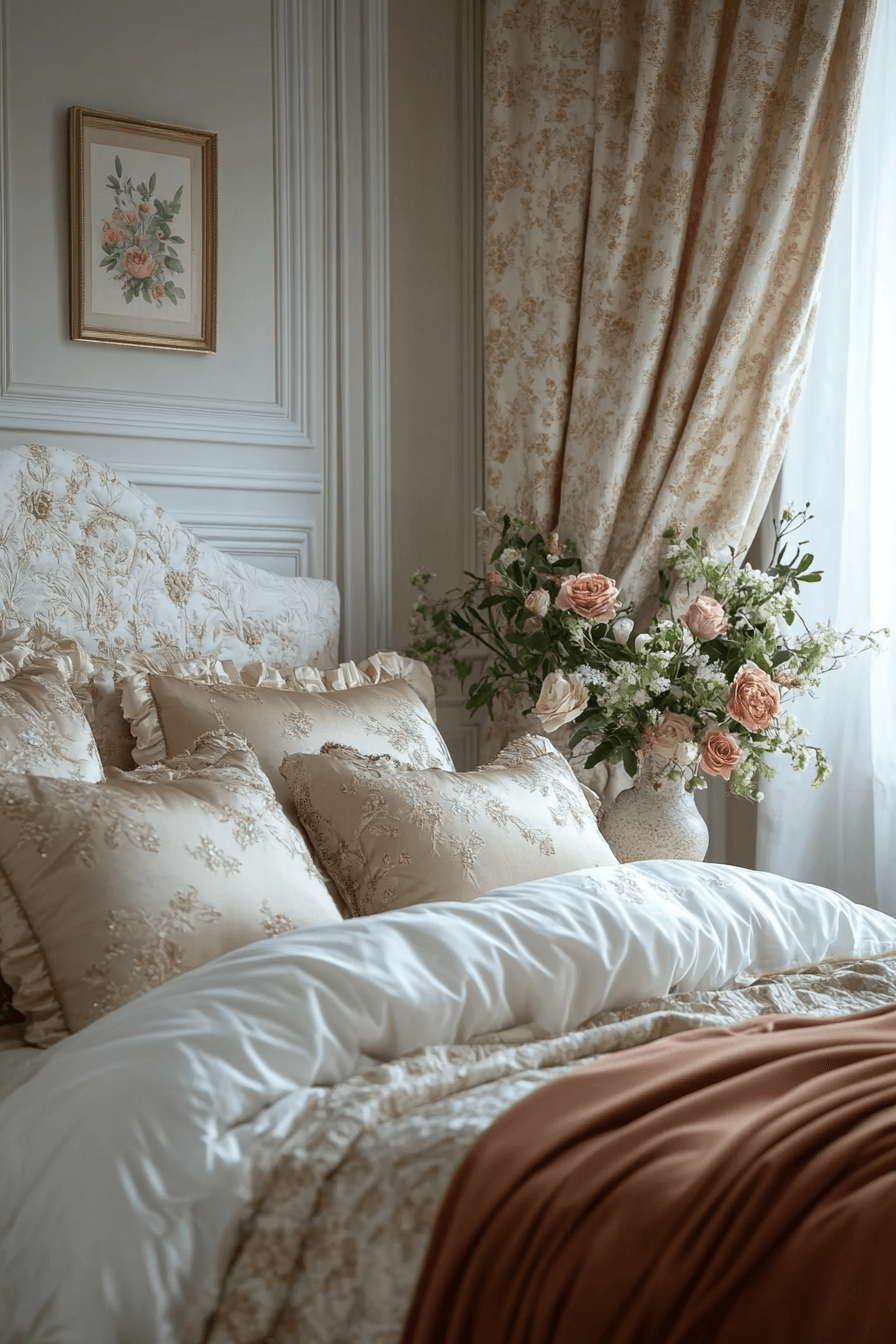 25+ Romantic Bedroom Ideas for a Budget-Friendly Romantic Makeover 11 Silky Romance Getaway