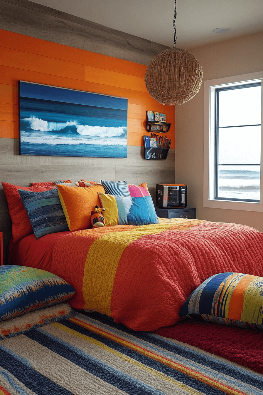15+ Beach Inspired Bedrooms to Blend Comfort With Coastal Style 11 Surfside Vibes Bedroom
