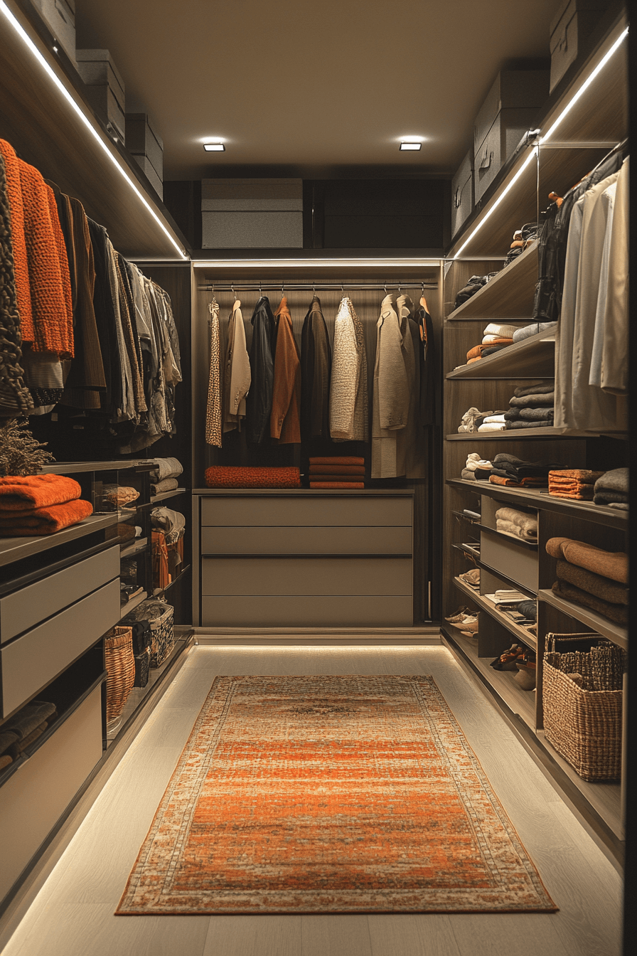 15+ Walk In Closet Ideas That Transform Clutter Into Chic Comfort 11 Urban Modern Walk In Closet Look