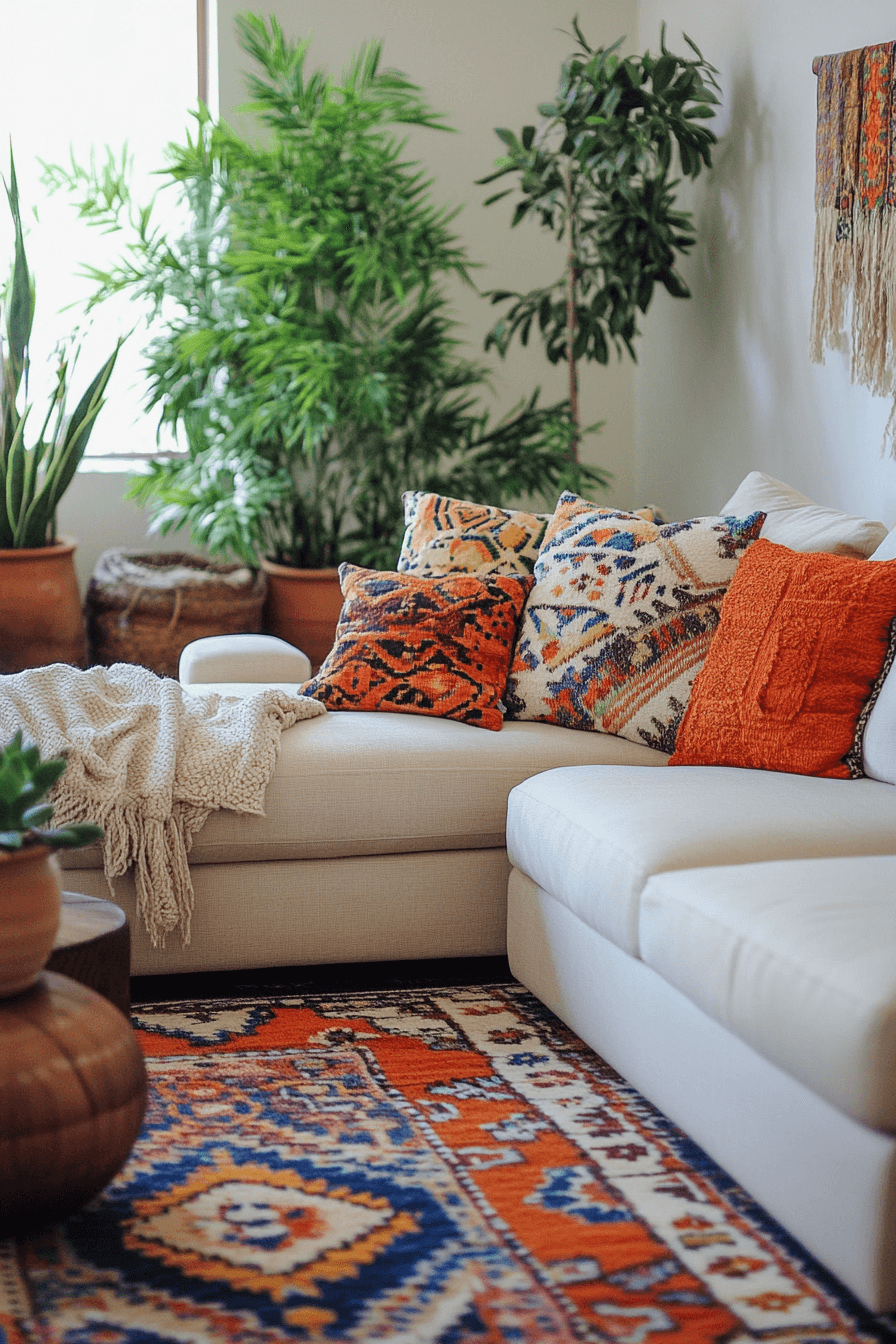 15+ Basement Living Room Ideas That Elevate Everyday Living With Ease 12 Bohemian Basement Bliss