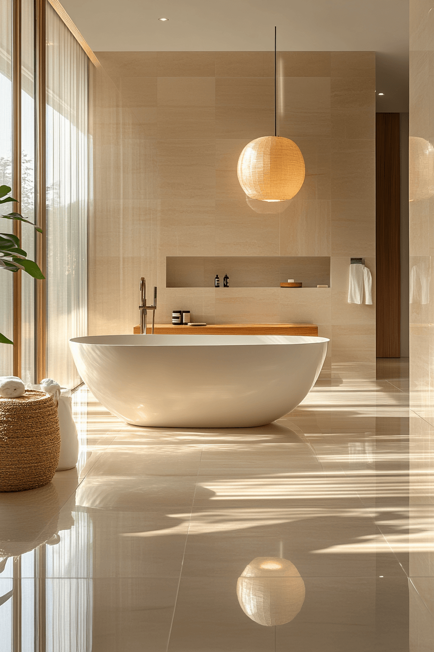 16+ Bathroom Tile Design Ideas That Add Style and Personality Instantly 12 Bright And Open Ambiance