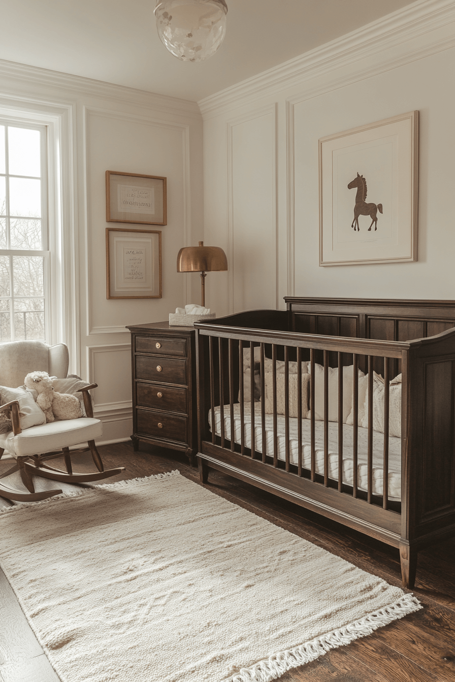 19+ Vintage Modern Nursery Ideas to Create a Unique and Memorable Space 12 Colonial Heritage Nursery