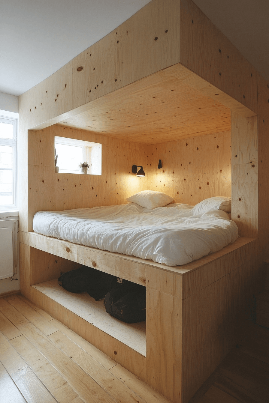17+ Tiny Bedroom Apartment Ideas That Turn Simplicity Into Beauty 12 Lofty Space Ideas
