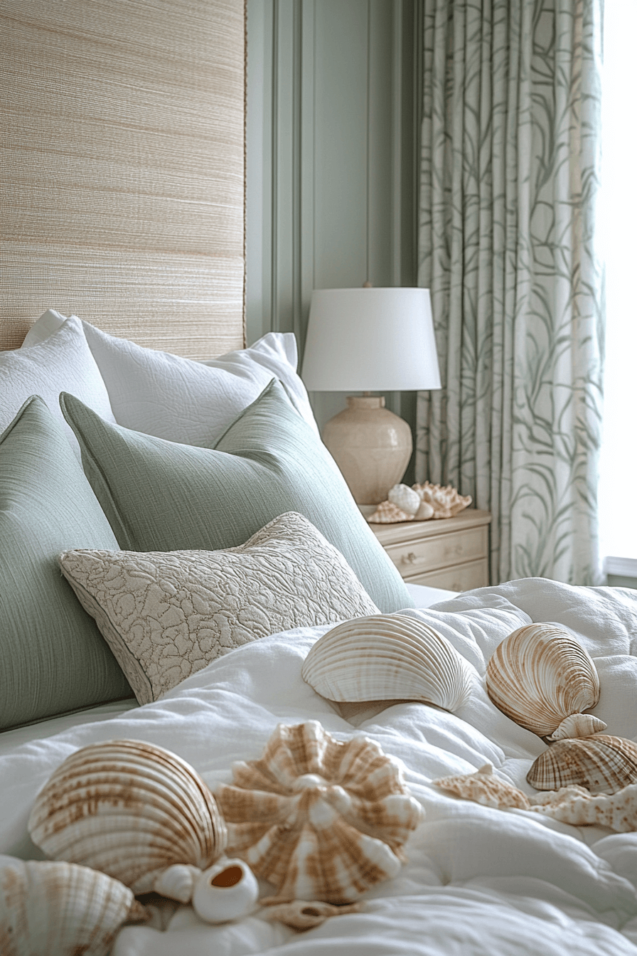 16+ Dark Green Bedroom Ideas to Elevate Your Sleep Sanctuary 12 Sea Green Serenity Bedroom