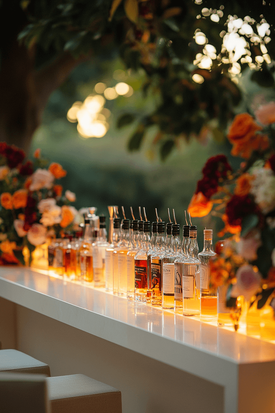 18+ Garden Party Decor Ideas That Bring Elegance to Outdoor Gatherings 12 Stylish Garden Bar