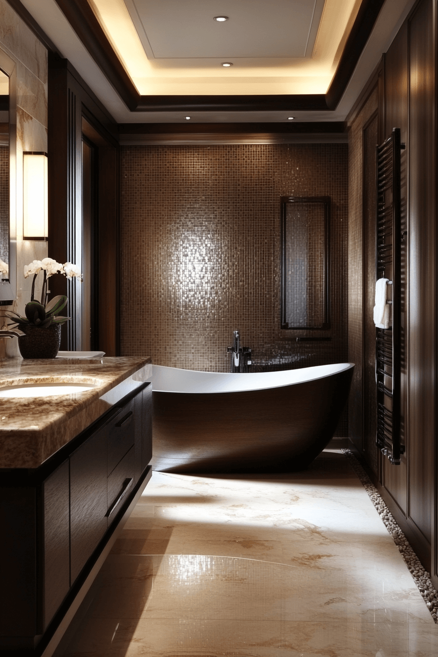 17+ Transitional Bathroom Design Looks That Make Any Home Shine 12 Urban Chic Bathroom
