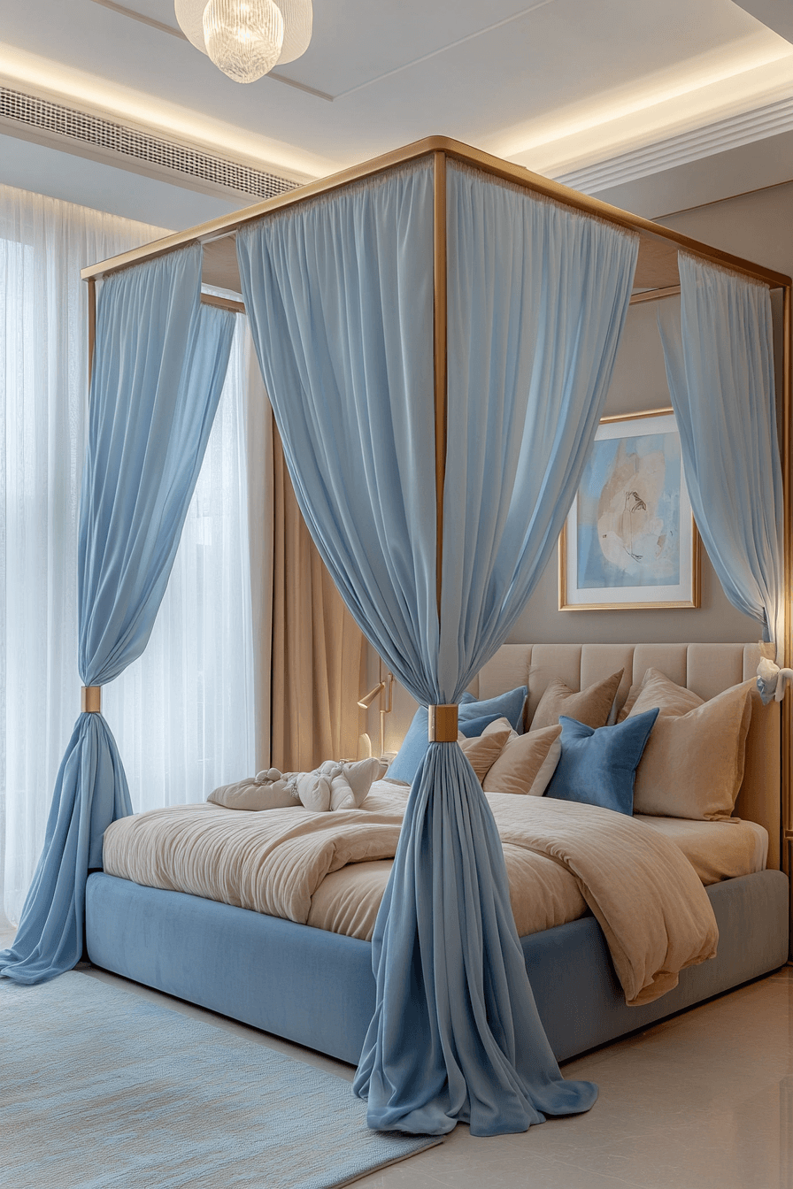 27+ Luxury Kids Bedroom Designs That Encourage Play and Rest 12 Velvet Sky Luxe Haven