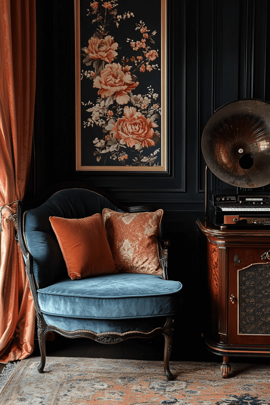 18+ Vintage Bedroom Ideas That Capture Old-World Elegance With Ease 13 20s Glam Vintage Bedroom