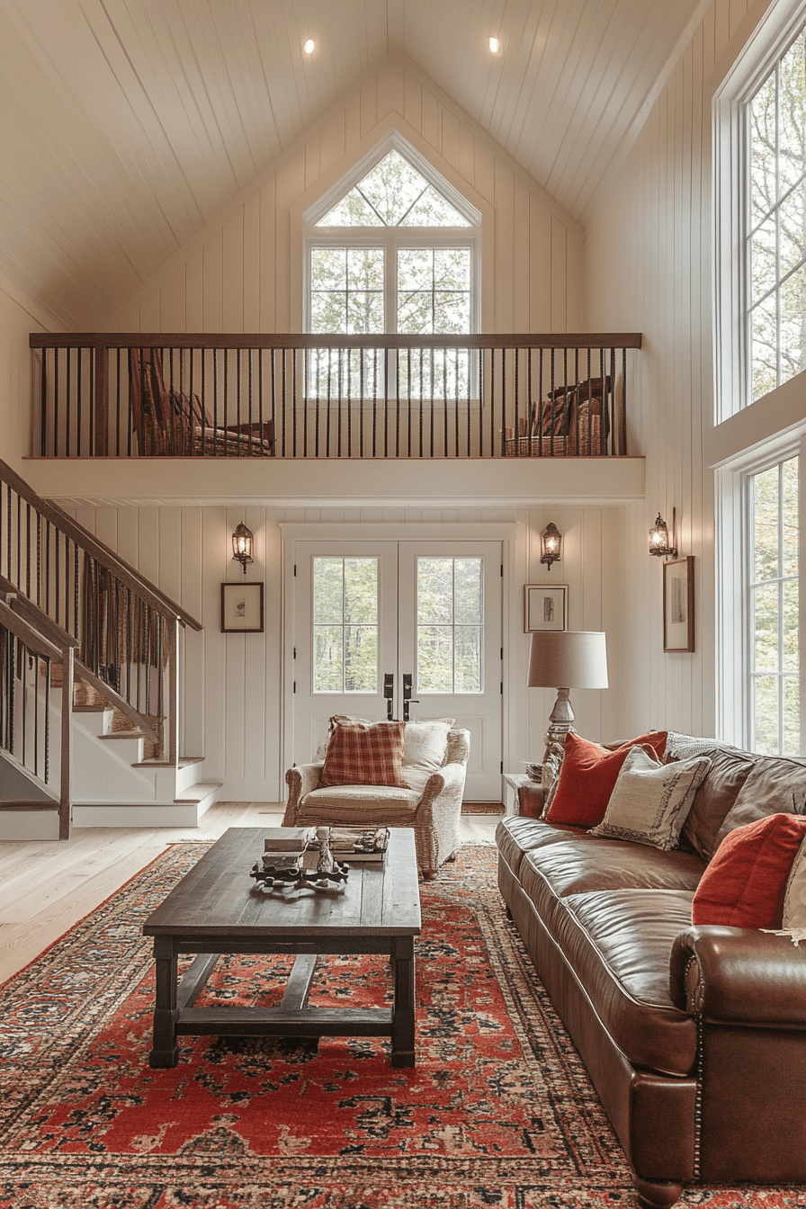 16+ Farmhouse Garage Looks to Add Instant Curb Appeal 13 Barn Style Loft In Farmhouse Garage