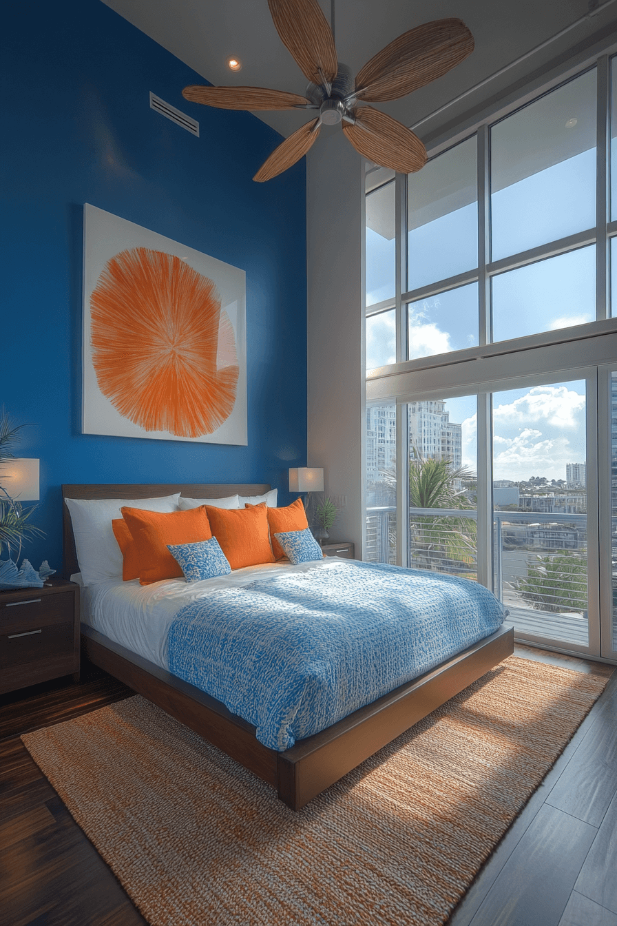 15+ Beach Inspired Bedrooms to Blend Comfort With Coastal Style 13 Blue Lagoon Escape