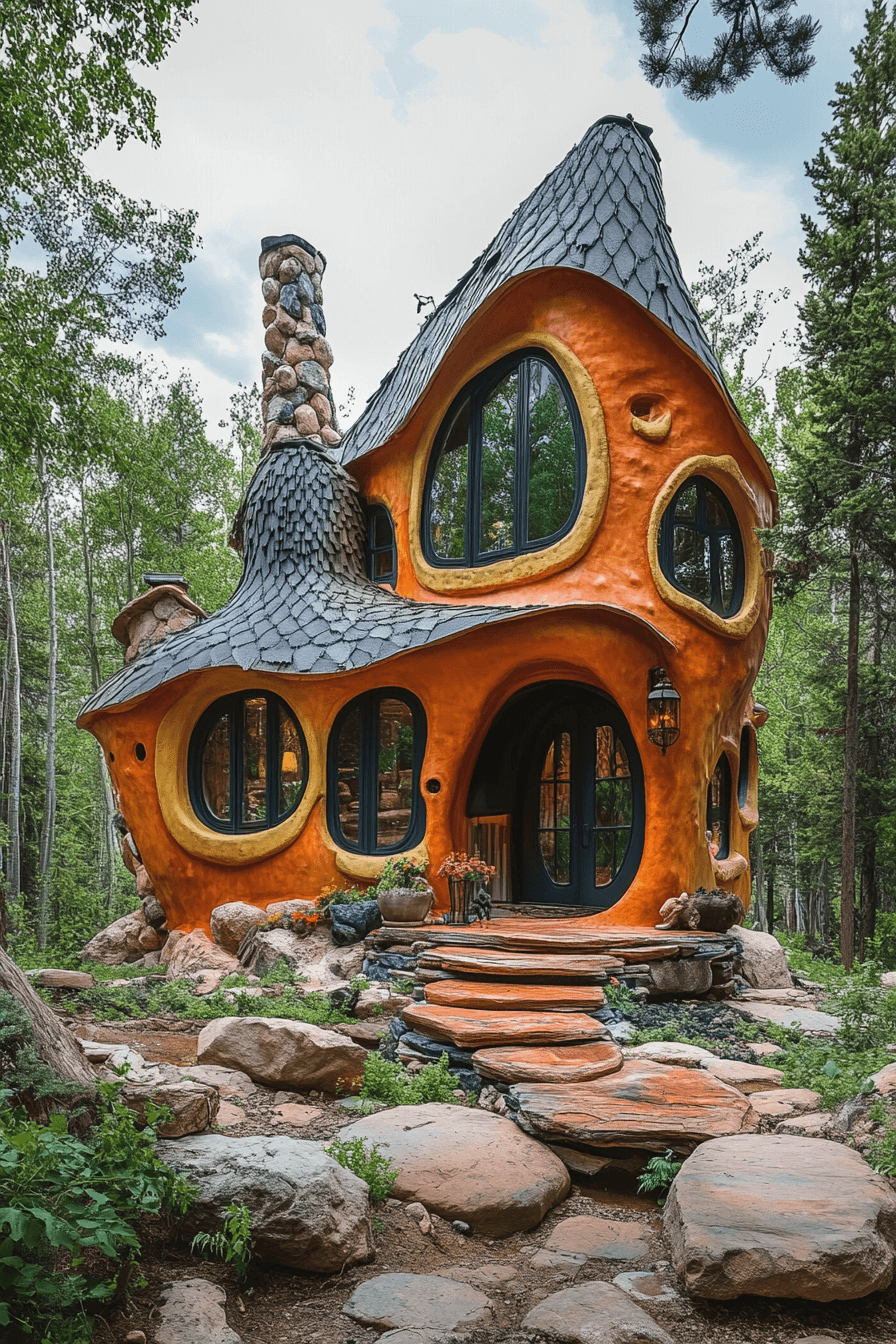 16+ Small Cabin Exterior Inspiration for Creating Your Dream Getaway 13 Bold Expression Retreat