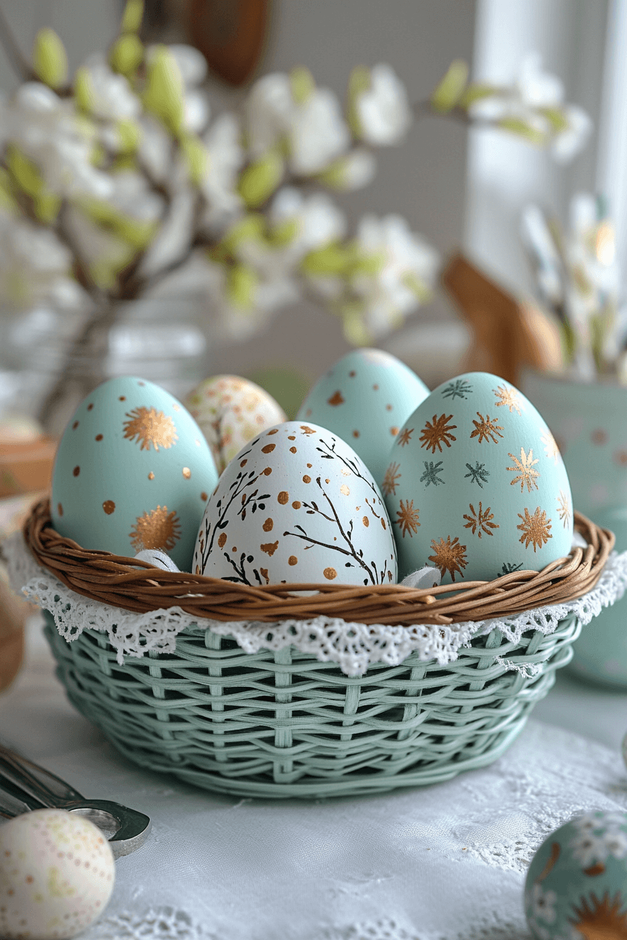 21+ Easter Decor Ideas for a Bright and Cheerful Celebration 13 Diy Kids Egg Baskets