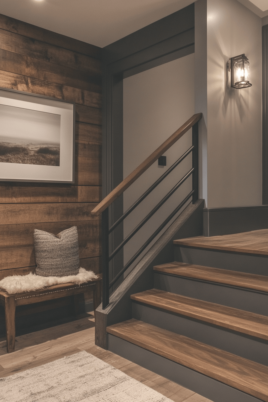 23+ Staircase Entryway Ideas That Bring Modern Comfort Into Tradition 13 Material Mix