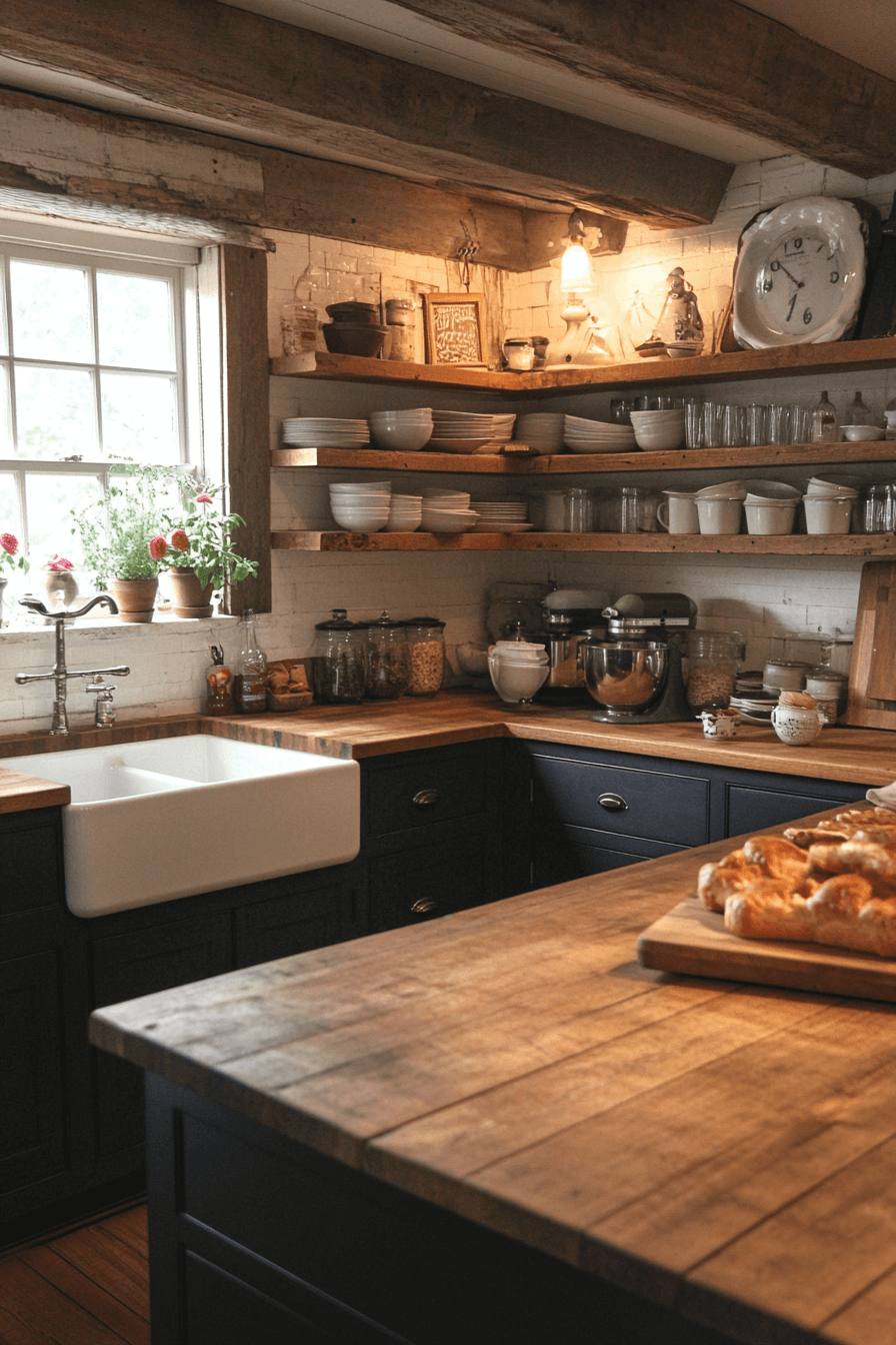 15+ Farmhouse Kitchen Decor Ideas for a Fresh and Budget-Friendly Update 13 Natural Beauty Butcher Block Countertops