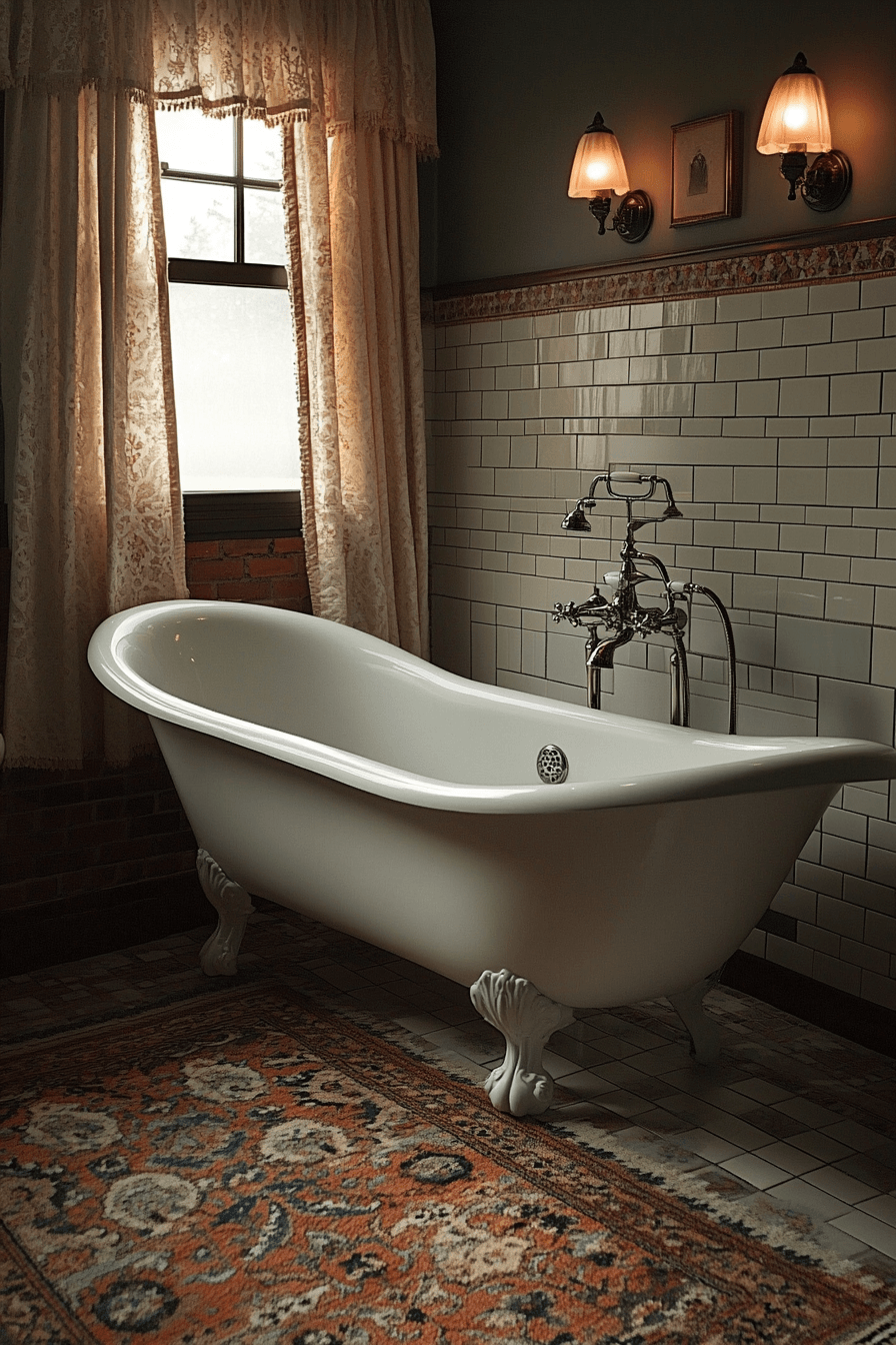 16+ Vintage Modern Master Bath Details That Add Personality and Style 13 Neo Victorian Bathroom Elegance