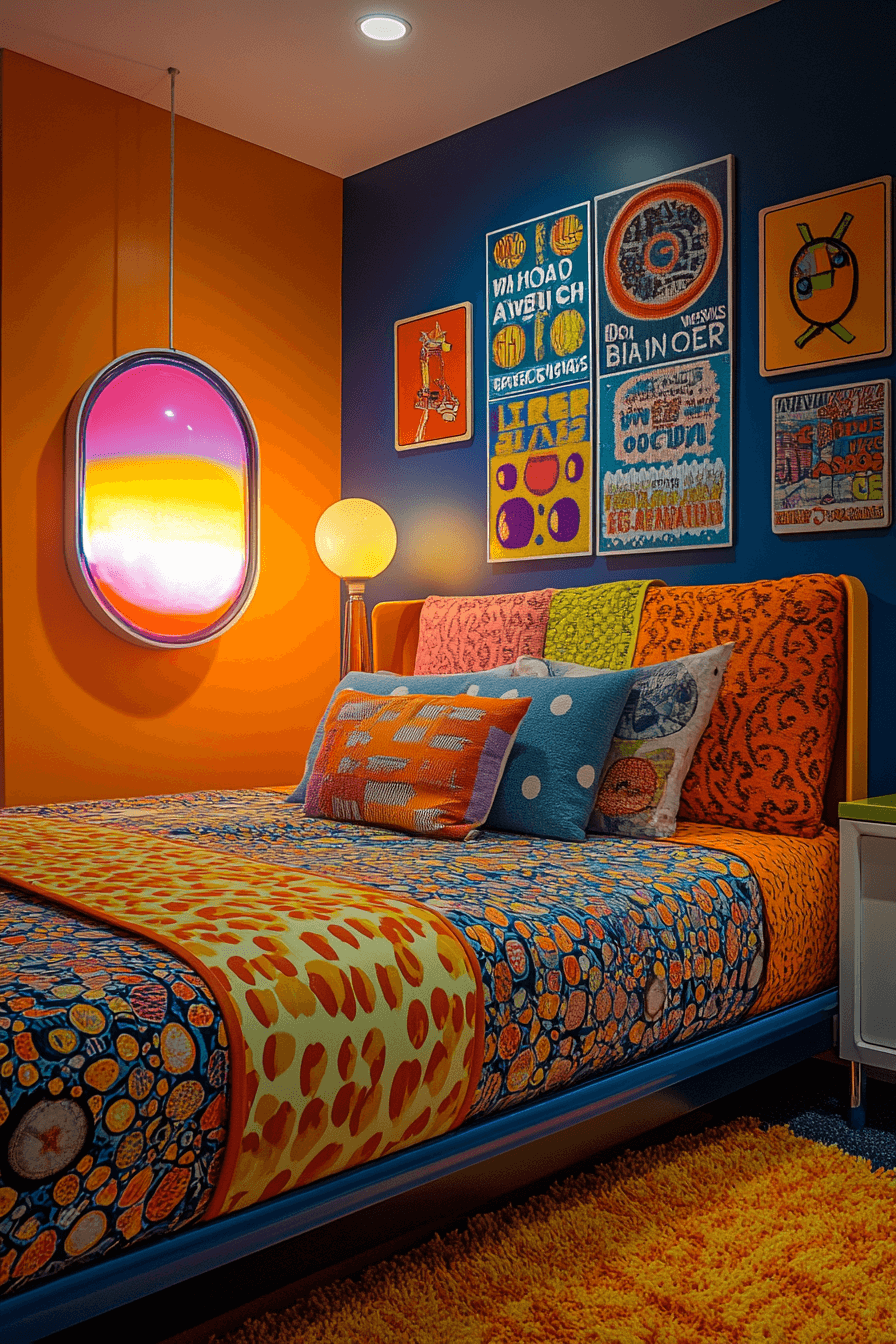 17+ Bedroom Ideas for Adults That Make Rest and Style a Priority 13 Retro Refresh