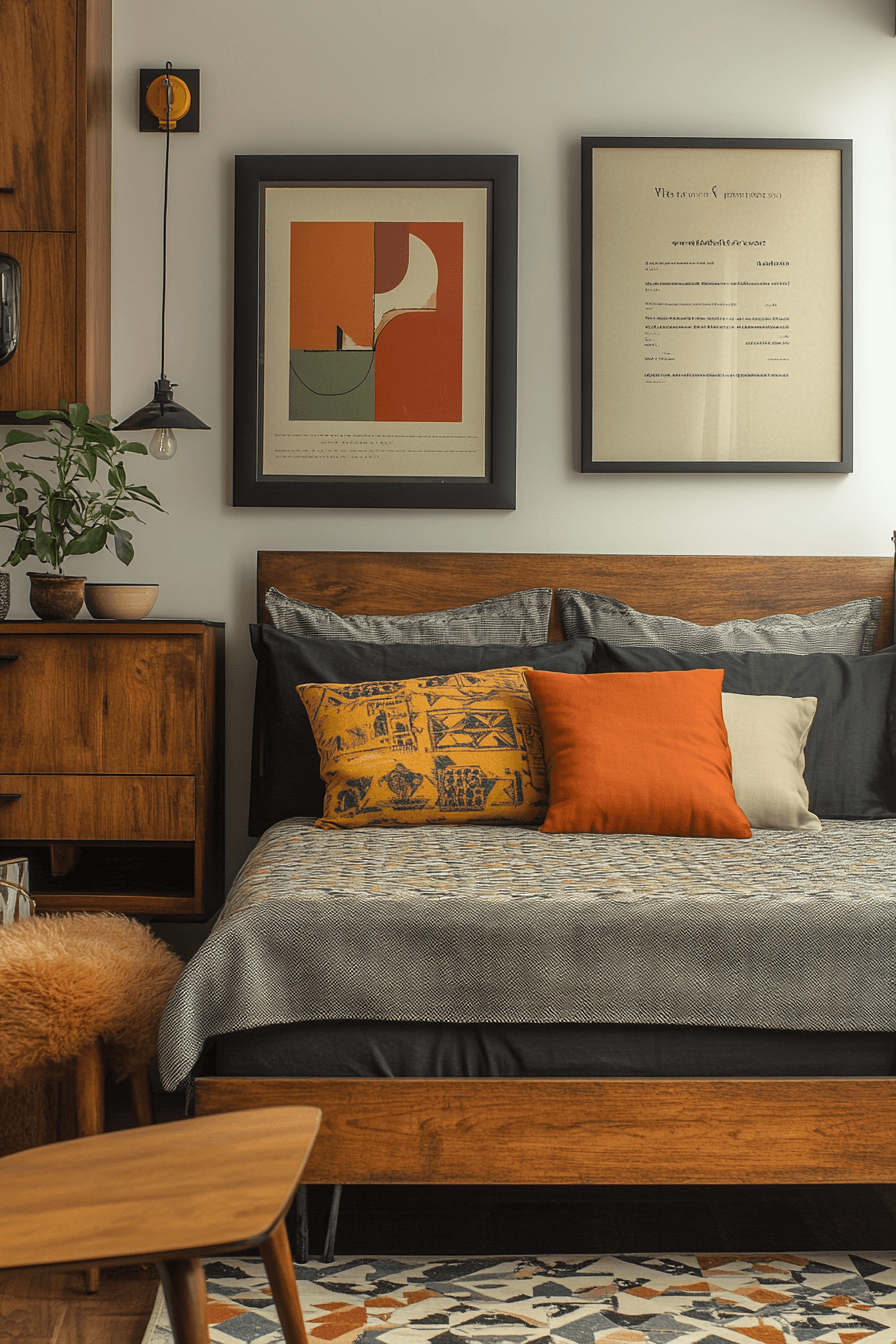 23+ Studio Apartment Decor Designs That Feel Fresh and Modern 13 Retro Studio With A Modern Twist