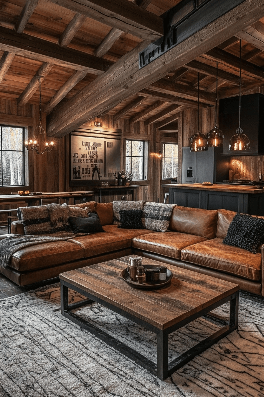 16+ Industrial Farmhouse Living Room Looks That Mix Comfort With Edge 13 Rustic Farmhouse Metal