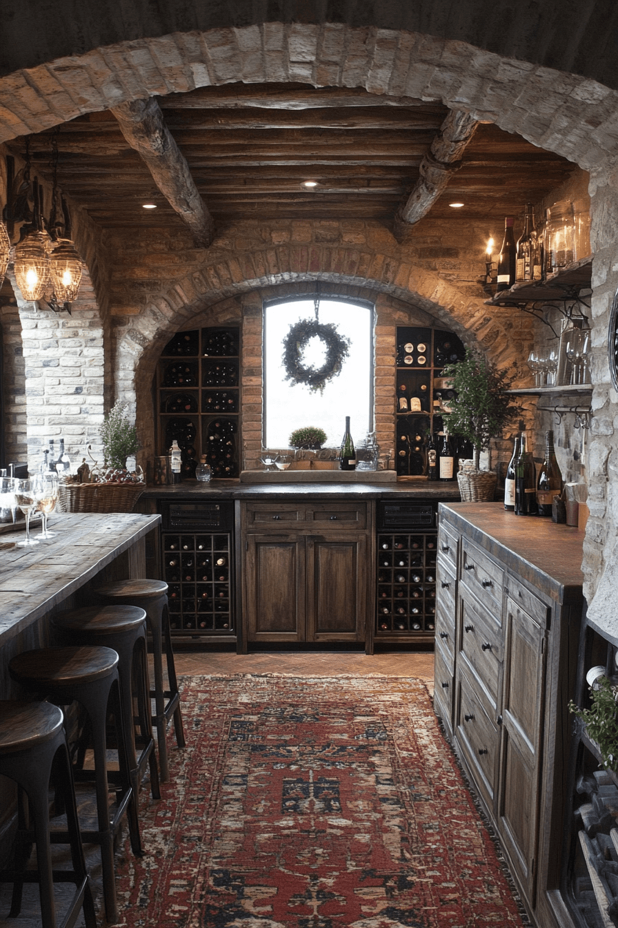 17+ Rustic Kitchen Ideas That Highlight Natural Beauty and Texture 13 Rustic Wine Country Kitchen