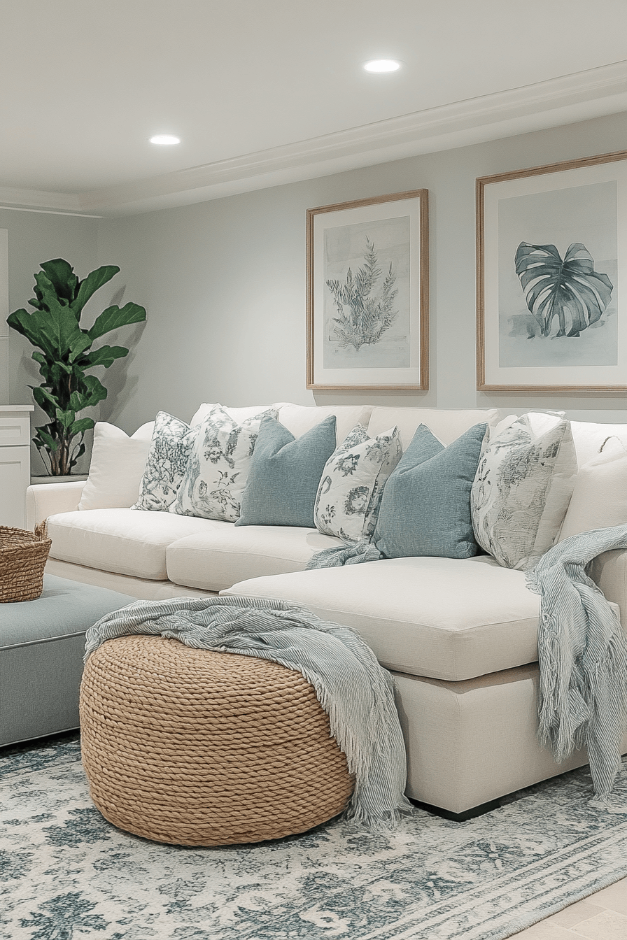 15+ Basement Living Room Ideas That Elevate Everyday Living With Ease 13 Scandinavian Basement Sanctuary