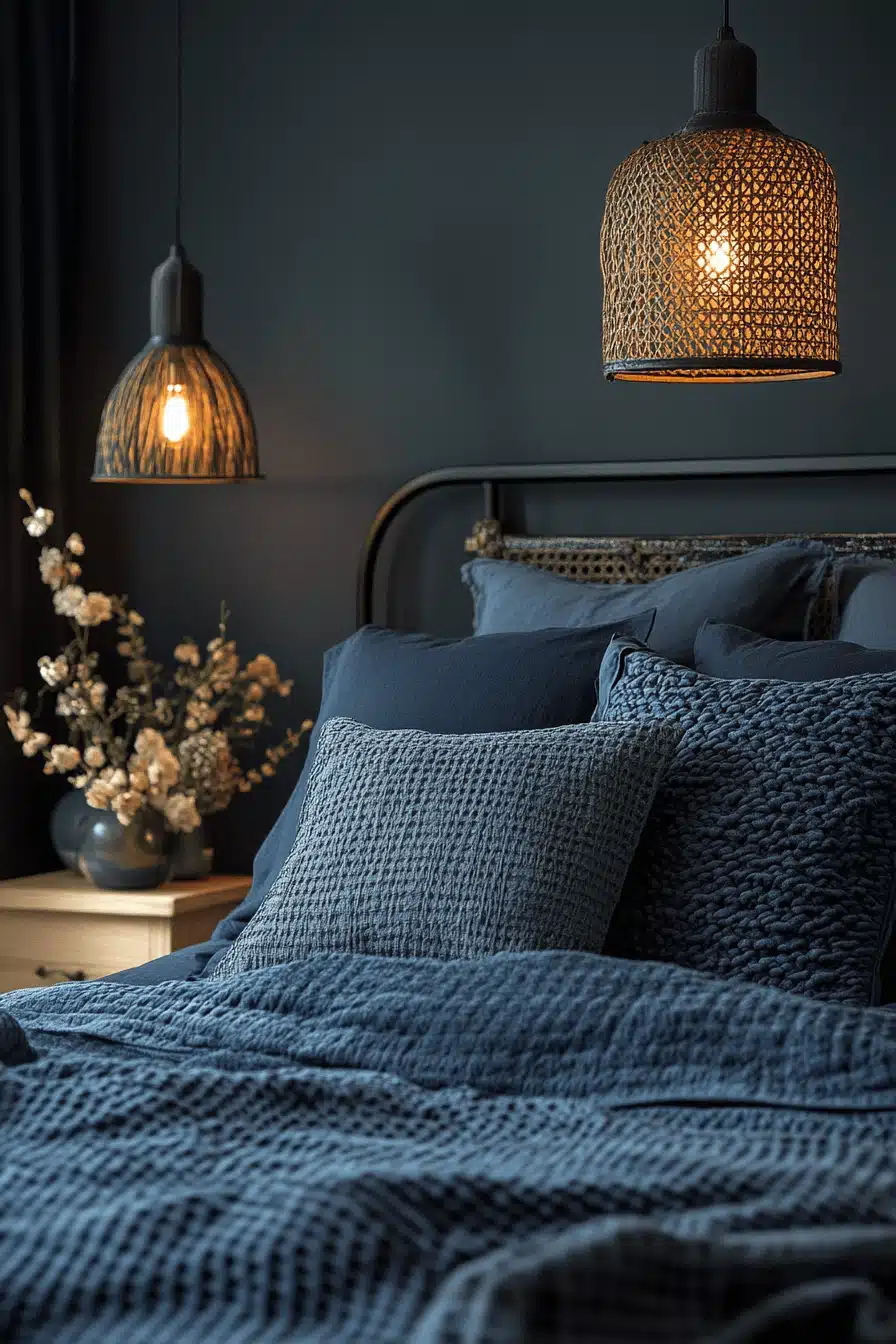 25+ Dark Boho Bedroom Inspiration for a Dreamy Night’s Retreat 13 Storm Boho Vibes