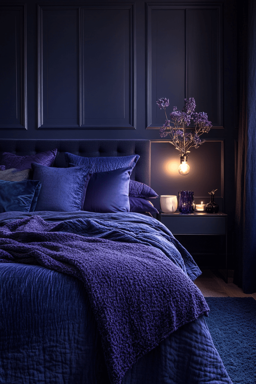 22+ Dark Feminine Bedroom Ideas for a Modern and Alluring Makeover 13 Twilight Magic
